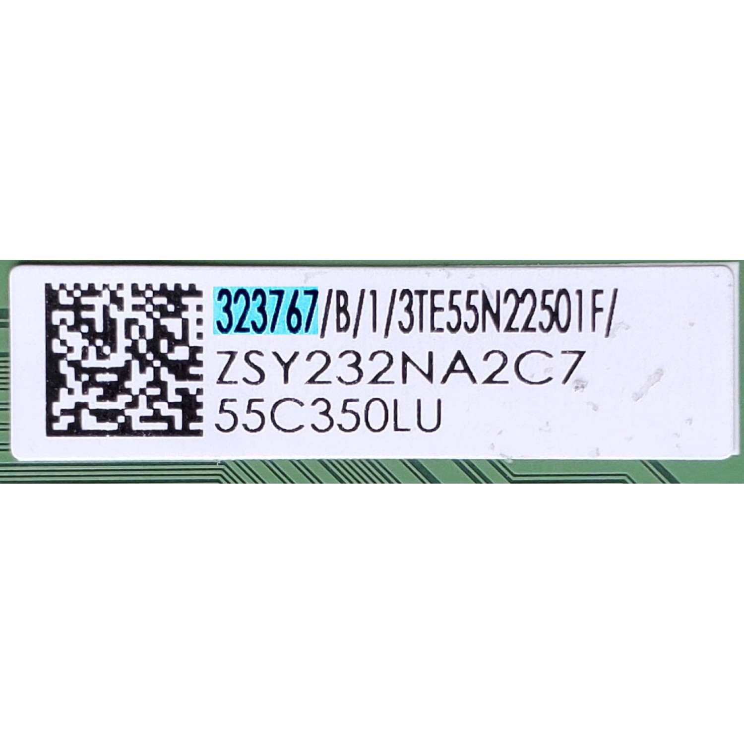 MAIN PARA SMART TV TOSHIBA 4K UHD / NUMERO DE PARTE 323769 / TPD.T962X3.PC702 (T) / 3TE55N22501F / ZSY232NA2C7 / PANEL HD550Y1U51-T0LD\S0\SM\ROH / DISPLAY T550QVN10.0 / MODELO 55C350LU	 - Imagen 3
